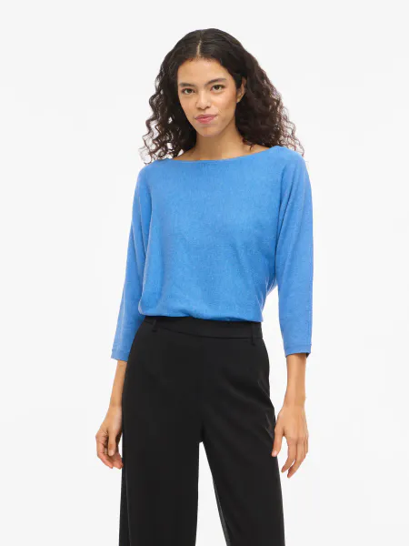 Hovedbilde VIMALU BO NECK 2/4 SLEEVE KNIT TOP
