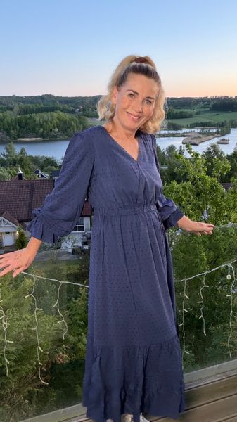 Hovedbilde AMANDA LONG DRESS BLUE