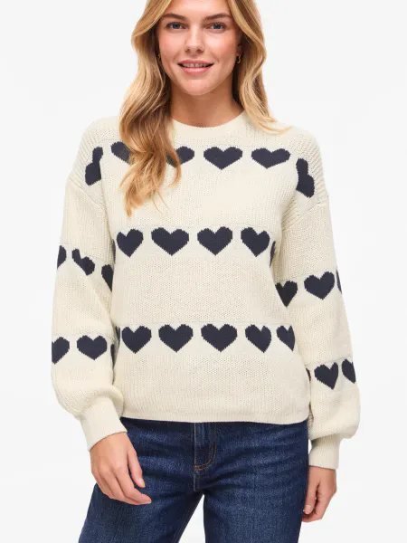 Hovedbilde VIJAMILLA L/S O-NECK JACQUARD KNIT