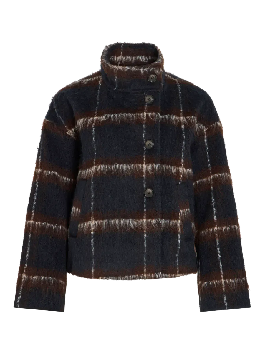 VIMELON L/S CHECK JACKET/BFS