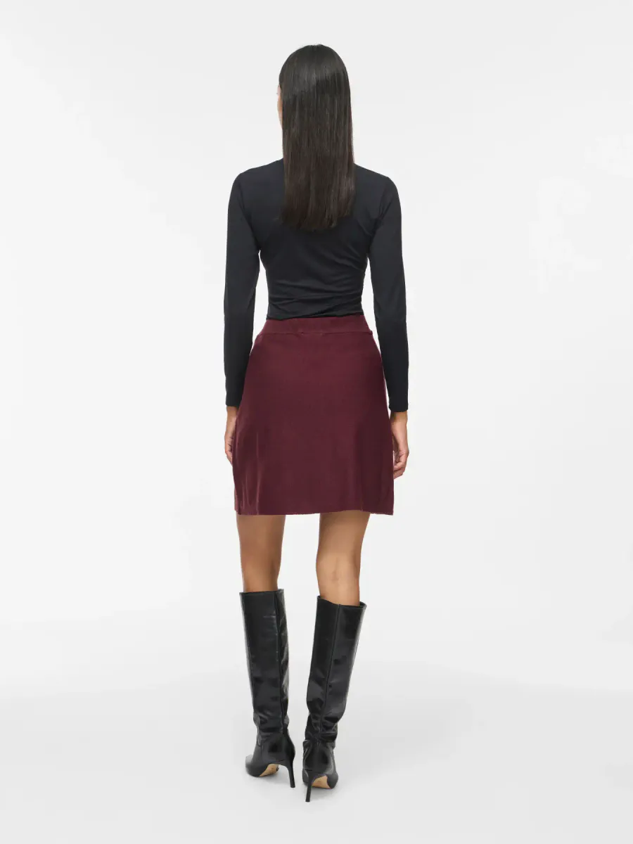 VIKERRY HW KNIT SKIRT PORT ROYALE