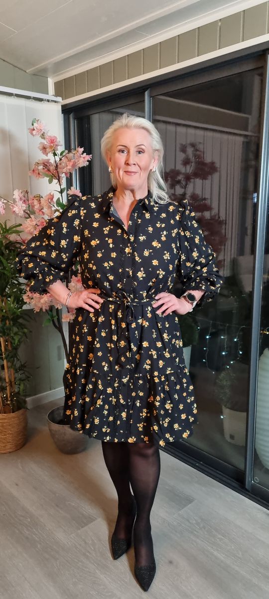 VICLO YLE L/S SHIRT DRESS/LN