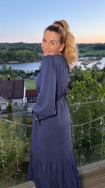 Hovedbilde AMANDA LONG DRESS BLUE
