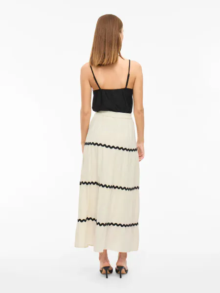 Hovedbilde VIMANDA WAVY HW MAXI SKIRT/1