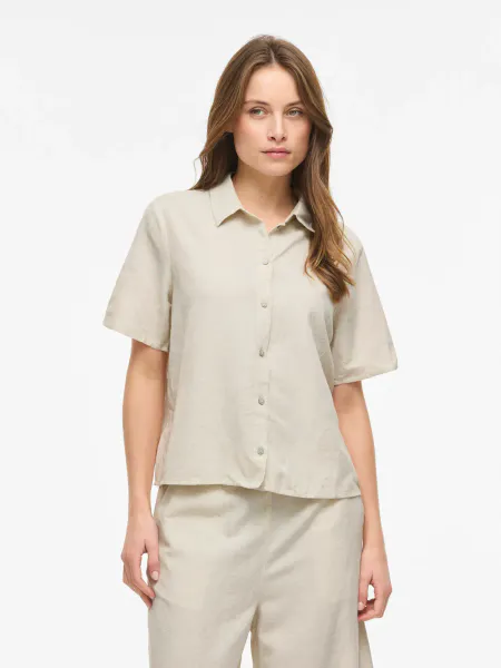 Hovedbilde VIPRISILLA S/S SHIRT SUPER LIGHT NATURAL