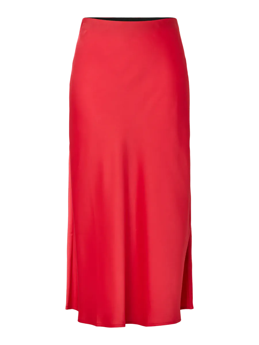 YASPELLA HW MIDI SKIRT POINSETTIA