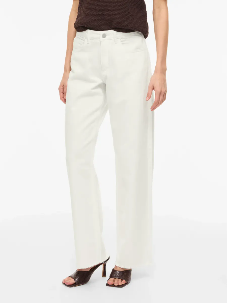 30 VIPALMA RW WIDE JEANS LBD PAL61 30 LENGDE SNOW WHITE