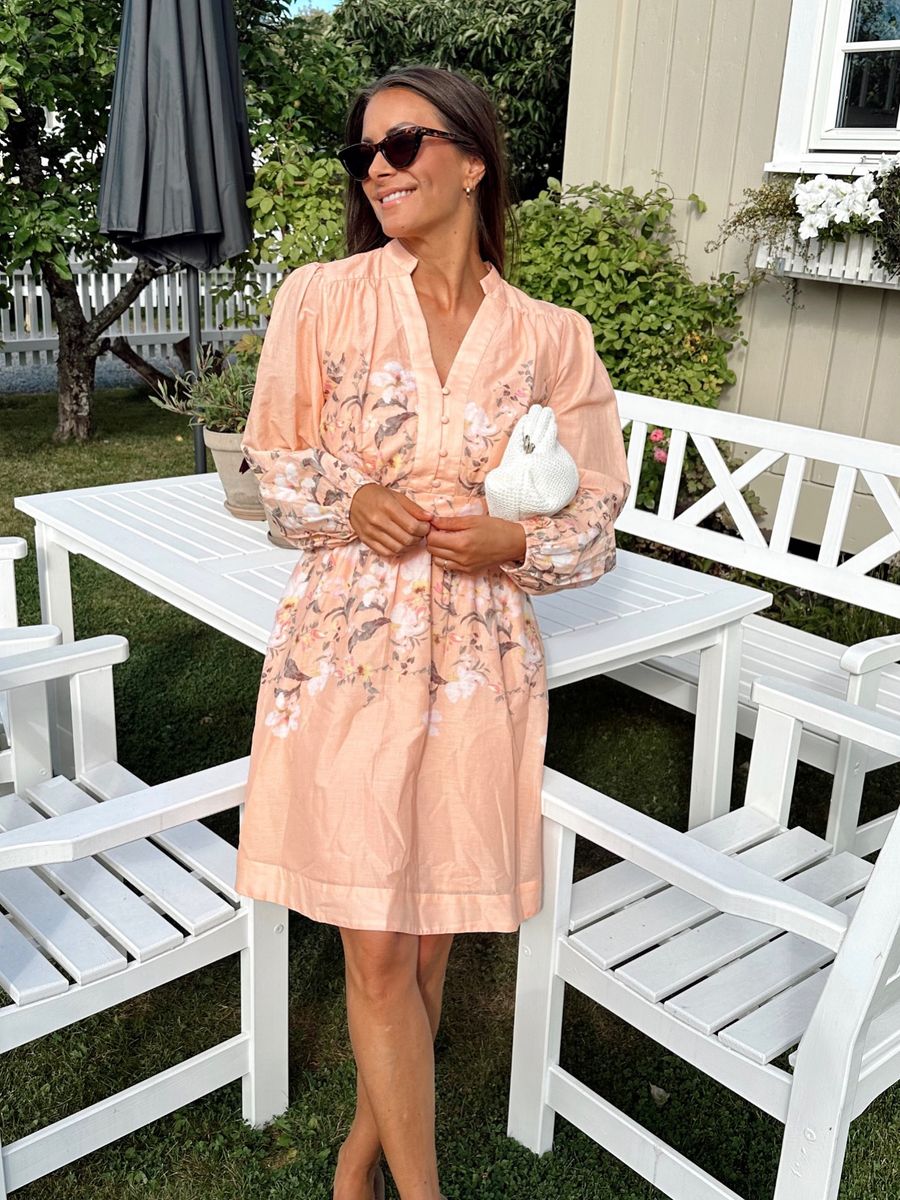 VIZANILA GIL L/S SHORT DRESS/DC/LN/1