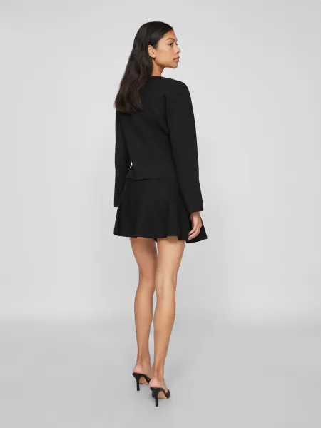 Hovedbilde VIZARAH HW SKATER SKIRT/KA BLACK