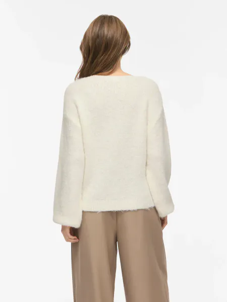 Hovedbilde VIMARLEY L/S EMB KNIT PULLOVER EGRET