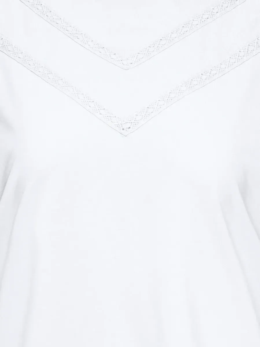 CARCORAL CAPSLEEVE O-NECK TEE JRS