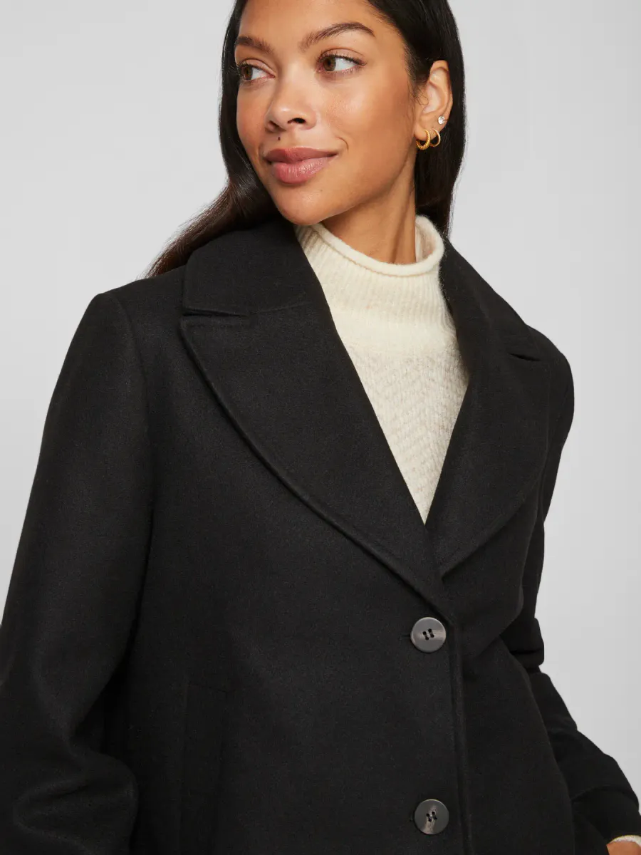 VISOLO L/S SHORT JACKET BLACK BEAUTY