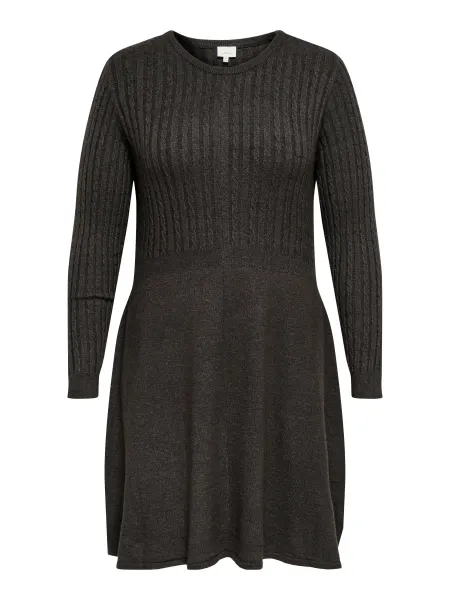 Hovedbilde CARFIA LS CABLE DRESS KNT CHOCOLATE