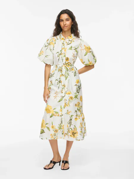 Hovedbilde  VIALINIA SOL 2/4 MIDI SHIRT DRESS/LN